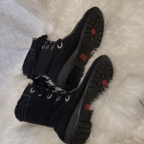 Cole Haan Black Waterproof Mardi Boots 7.5 - Picture 4 of 14